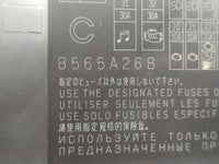 2012-2017 Mitsubishi Outlander Sport Fusebox Fuse Box Panel Relay Module P/N:8565A268 Fits Fits 2012 2013 2014 2015 2016 2017 OEM Used Auto Parts