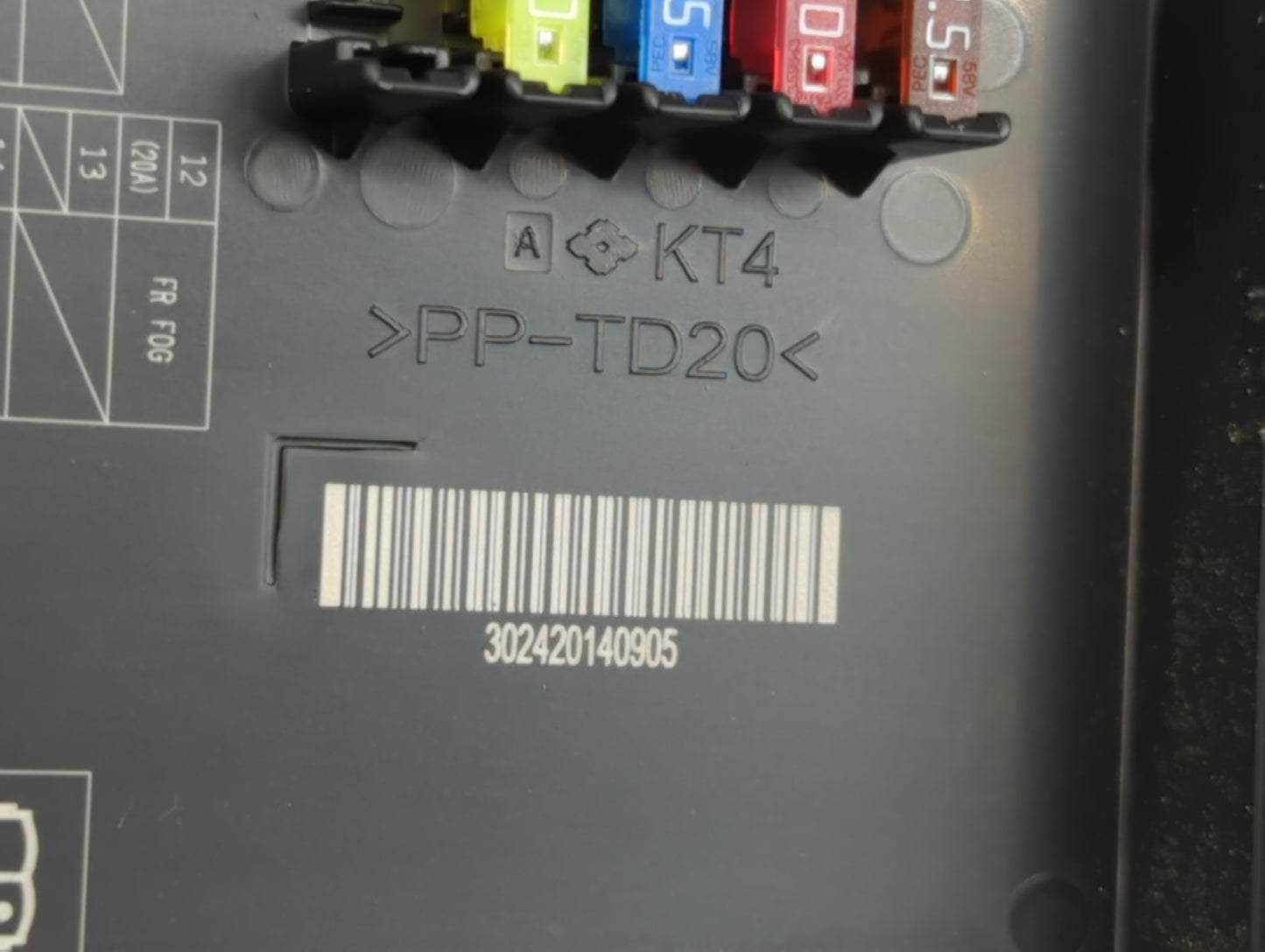 2013-2015 Honda Civic Fusebox Fuse Box Panel Relay Module Fits Fits 2013 2014 2015 OEM Used Auto Parts