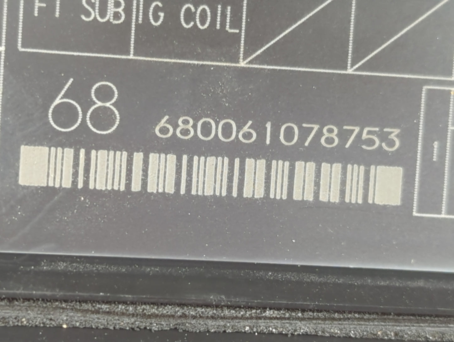2008-2012 Honda Accord Fusebox Fuse Box Panel Relay Module P/N:680061078753 Fits Fits 2008 2009 2010 2011 2012 OEM Used Auto Parts