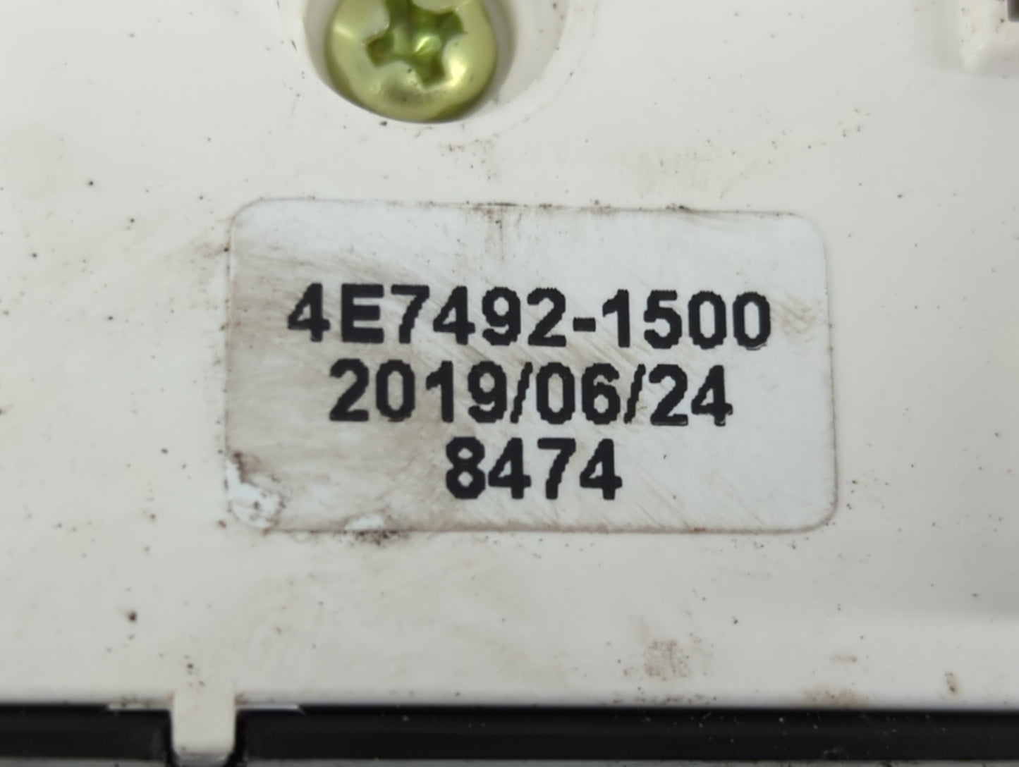 2020 Kia Forte Master Power Window Switch Replacement Driver Side Left P/N:4E7492-1500 Fits OEM Used Auto Parts