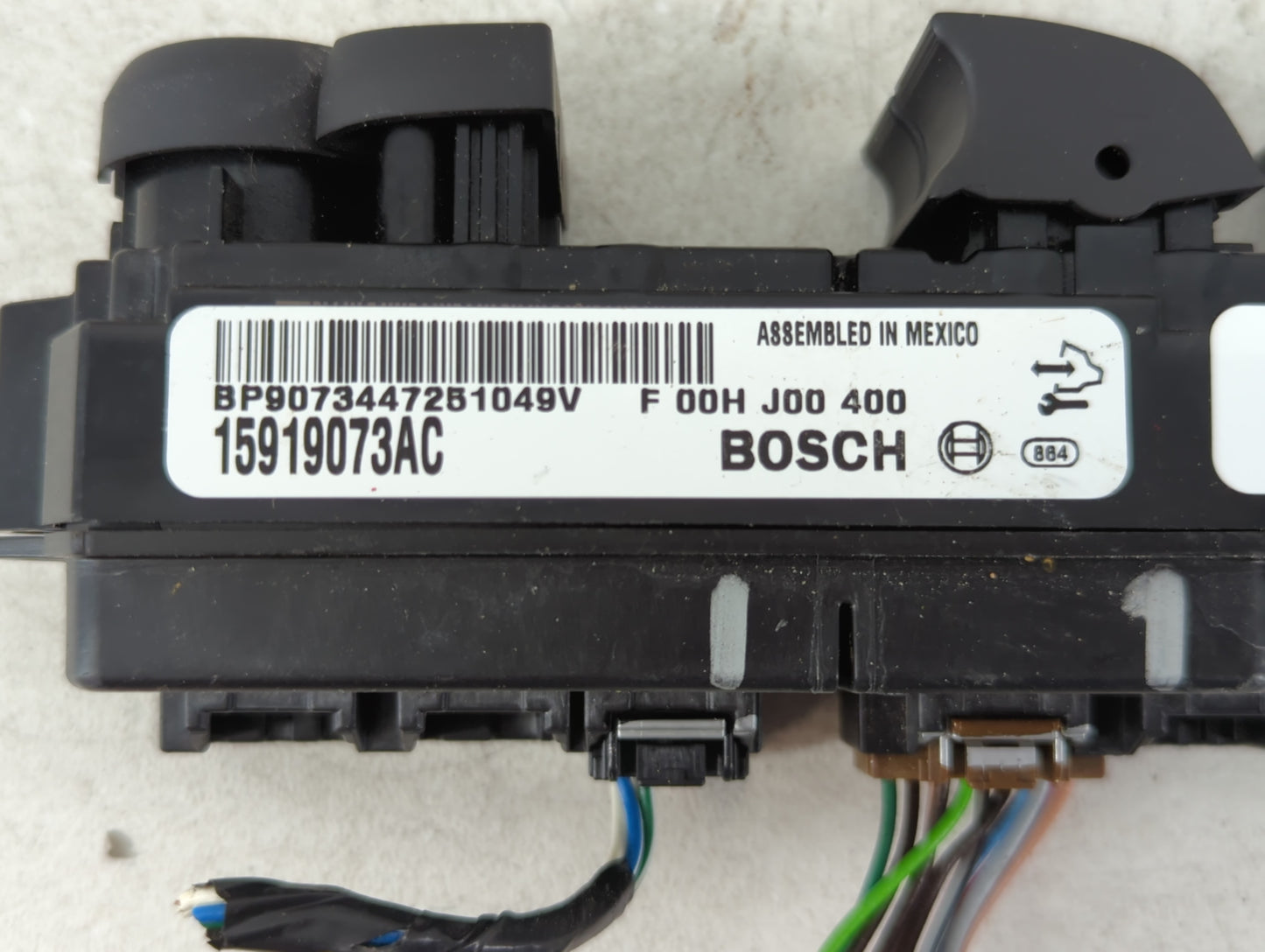 2007-2009 Cadillac Srx Master Power Window Switch Replacement Driver Side Left P/N:15919073AC Fits Fits 2007 2008 2009 OEM Used Auto Parts