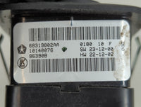 2016-2021 Dodge Durango Master Power Window Switch Replacement Driver Side Left P/N:68319802AA Fits OEM Used Auto Parts - Oemusedautoparts1.com