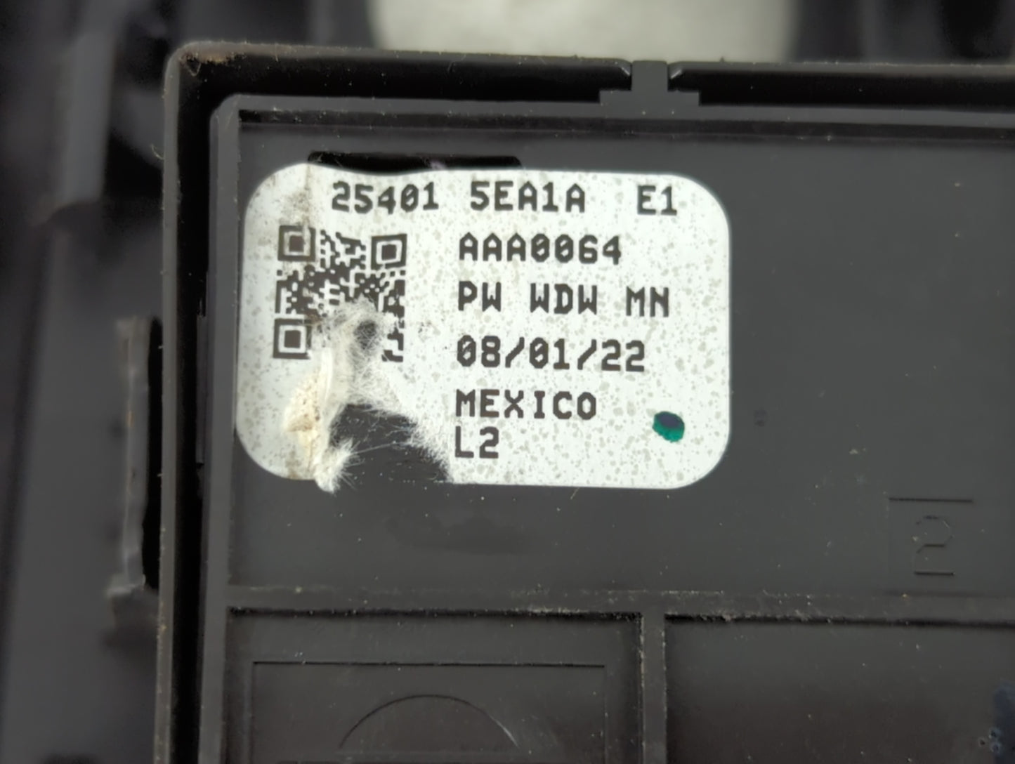 2020-2022 Nissan Versa Master Power Window Switch Replacement Driver Side Left P/N:25401 5EA1A Fits Fits 2018 2019 2020 2021 2022 OEM Used Auto Parts