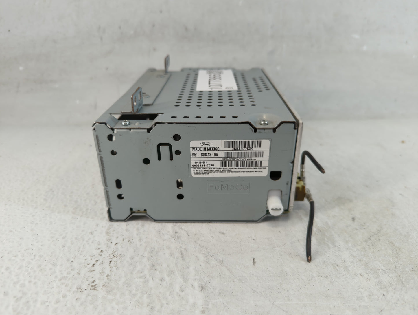 2018 Ford Focus Radio AM FM Cd Player Receiver Replacement P/N:JM5T-18D818-BA Fits OEM Used Auto Parts - Oemusedautoparts1.com