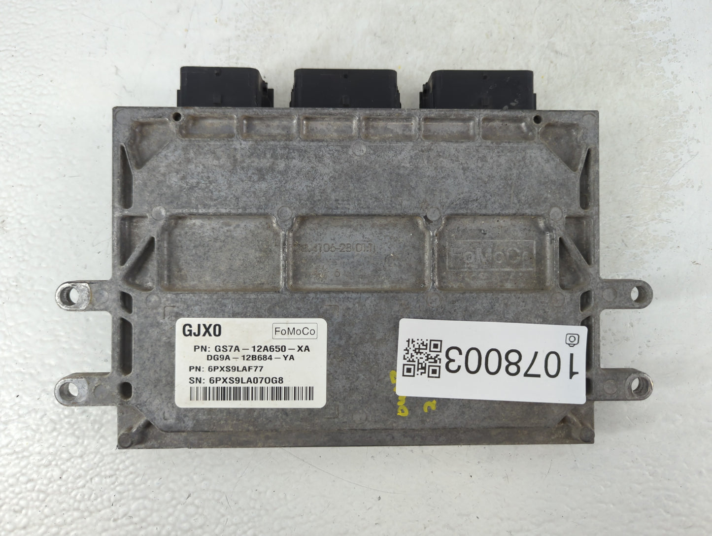 2014-2016 Ford Fusion PCM Engine Control Computer ECU ECM PCU OEM P/N:GS7A-12A650-XA Fits Fits 2014 2015 2016 OEM Used Auto Parts - Oemusedautoparts1.com
