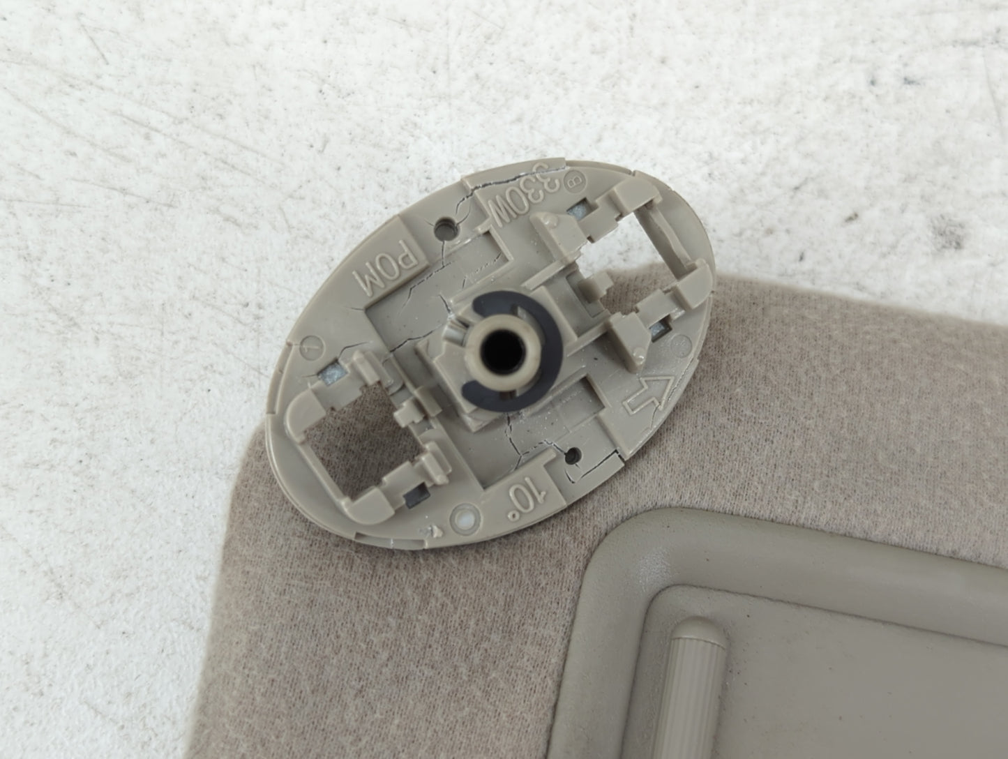 2007-2011 Toyota Camry Sun Visor Shade Replacement Driver Left Mirror Fits Fits 2007 2008 2009 2010 2011 OEM Used Auto Parts