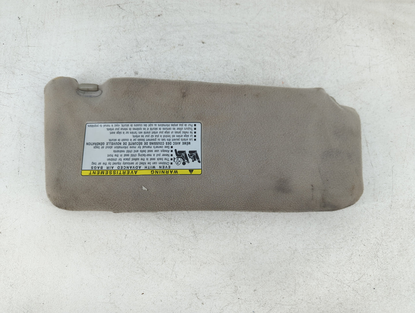 2007-2011 Toyota Camry Sun Visor Shade Replacement Driver Left Mirror Fits Fits 2007 2008 2009 2010 2011 OEM Used Auto Parts