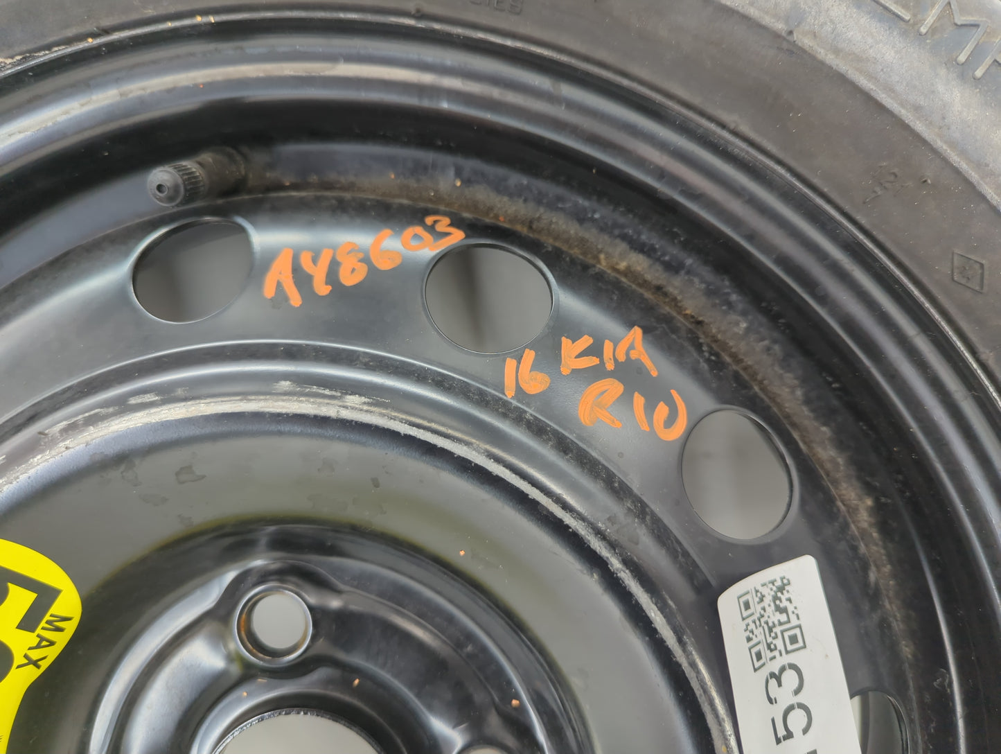 2011-2022 Hyundai Elantra Spare Donut Tire Wheel Rim Oem