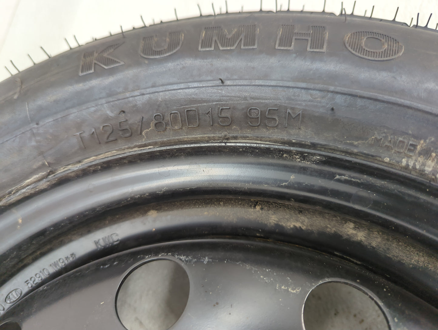 2011-2022 Hyundai Elantra Spare Donut Tire Wheel Rim Oem