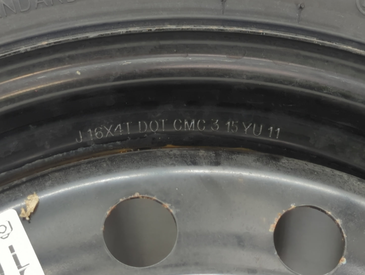 2013-2022 Honda Accord Spare Donut Tire Wheel Rim Oem