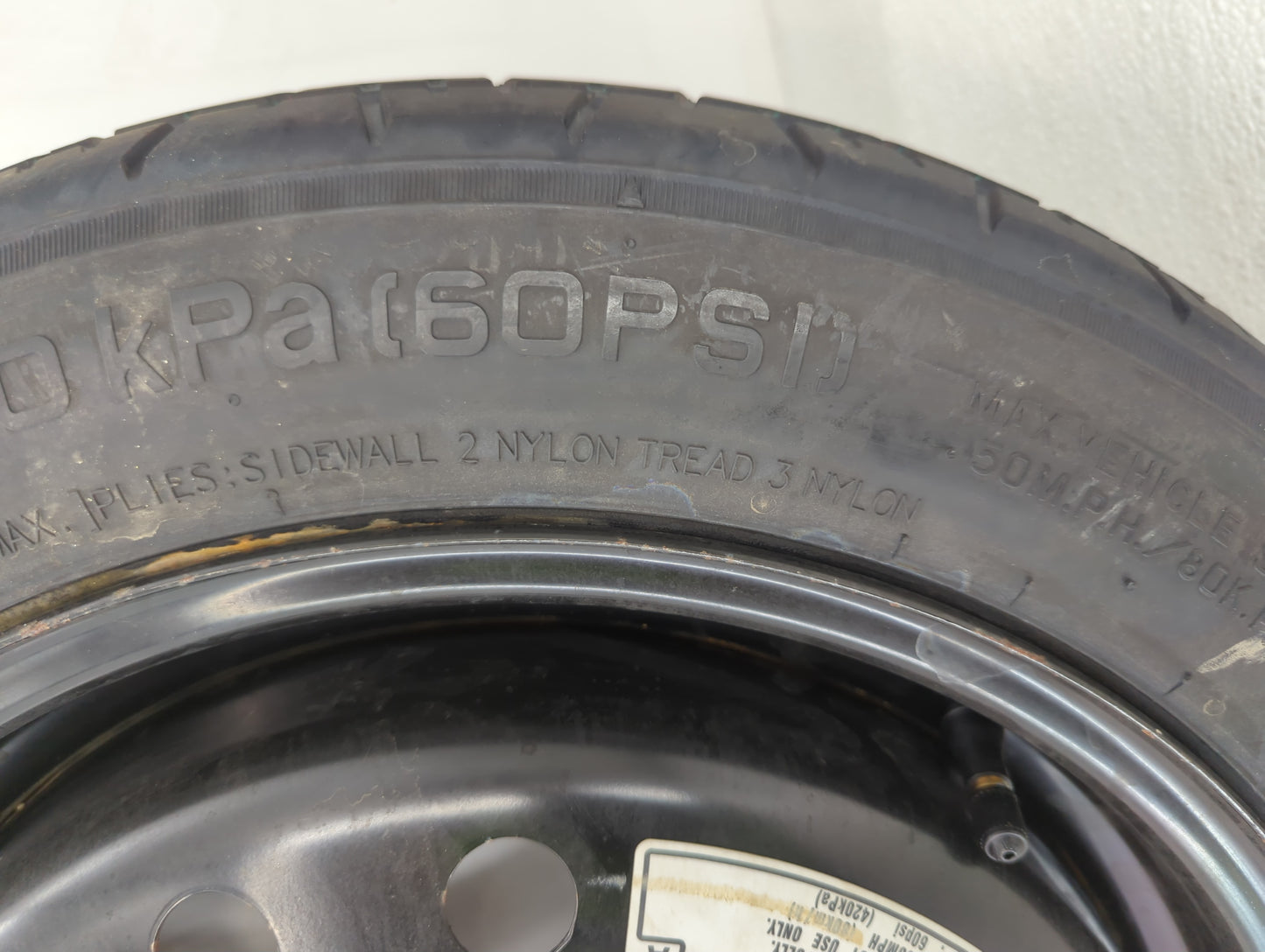 2013-2022 Honda Accord Spare Donut Tire Wheel Rim Oem