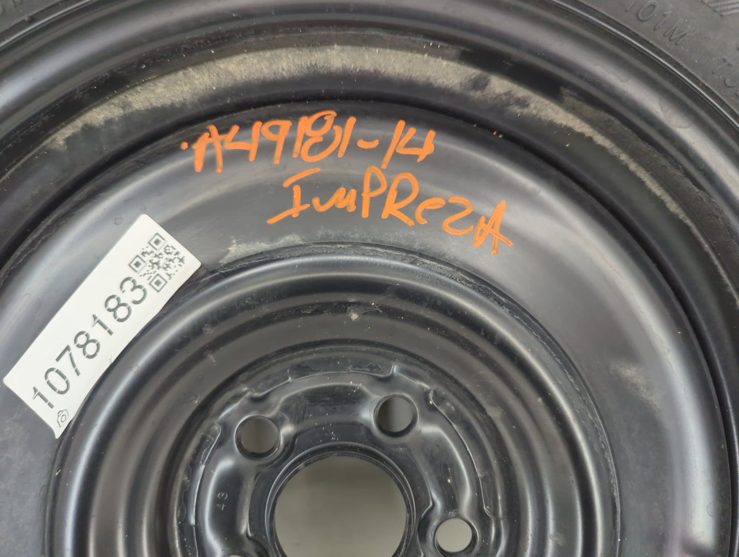 2017-2022 Subaru Impreza Spare Donut Tire Wheel Rim Oem
