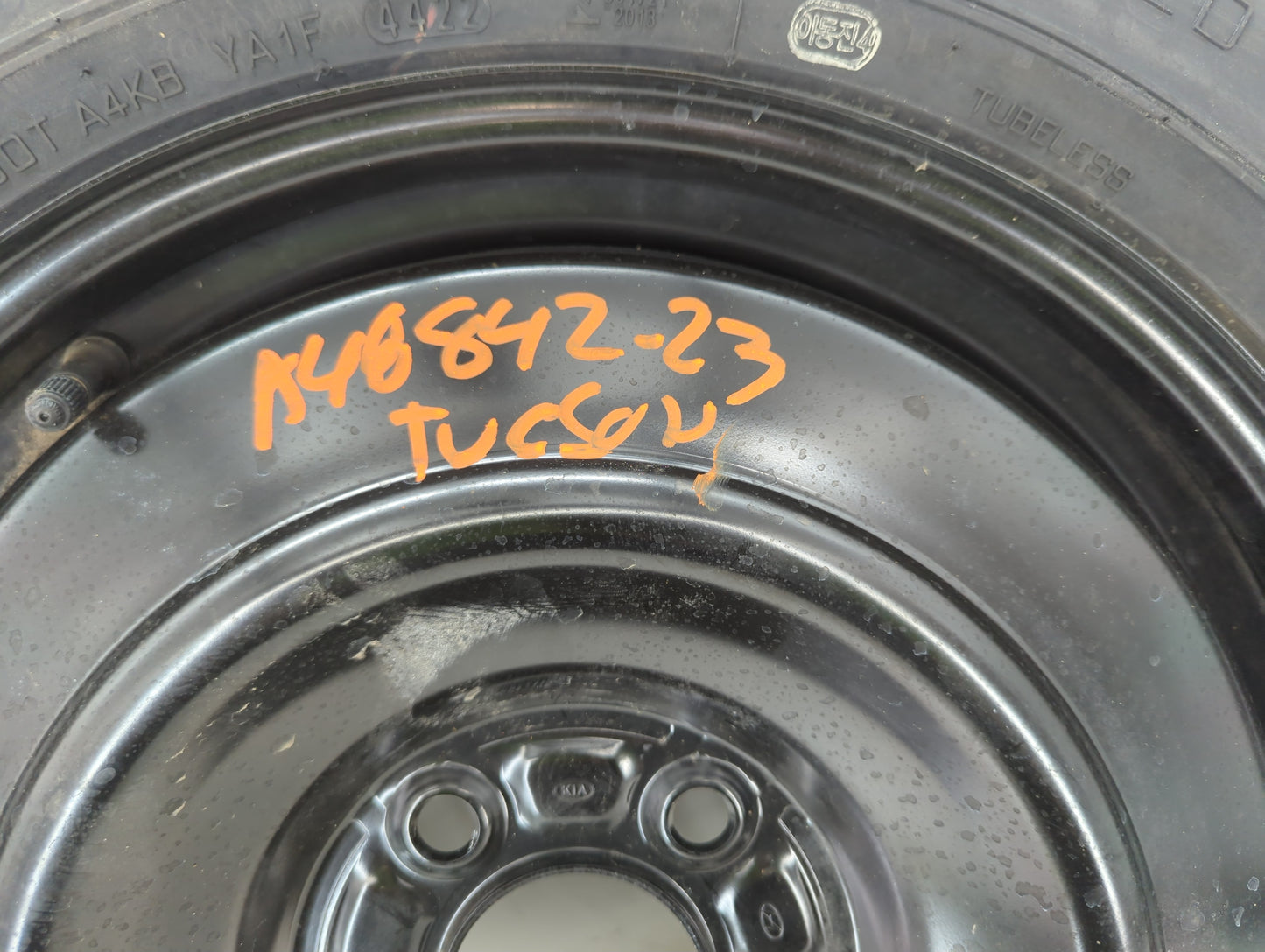 2022-2022 Hyundai Tucson Spare Donut Tire Wheel Rim Oem