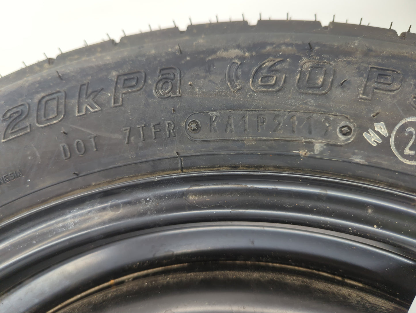 Dodge Caravan Spare Donut Tire Wheel Rim Oem