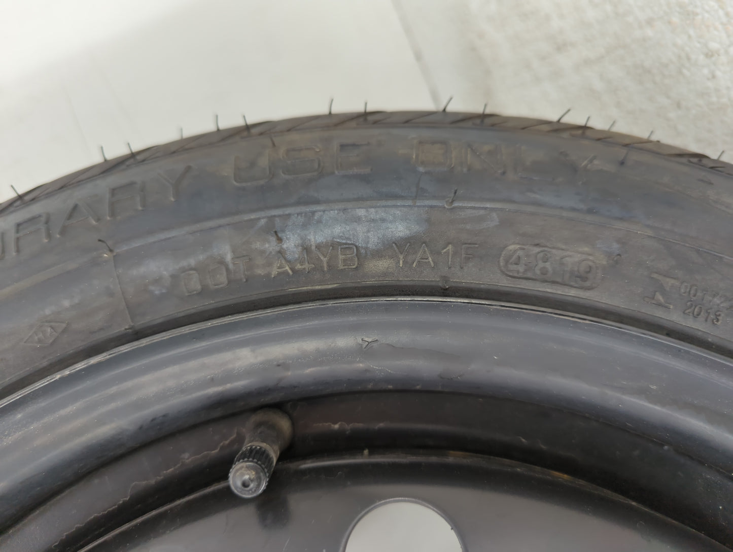 2018-2022 Hyundai Kona Spare Donut Tire Wheel Rim Oem