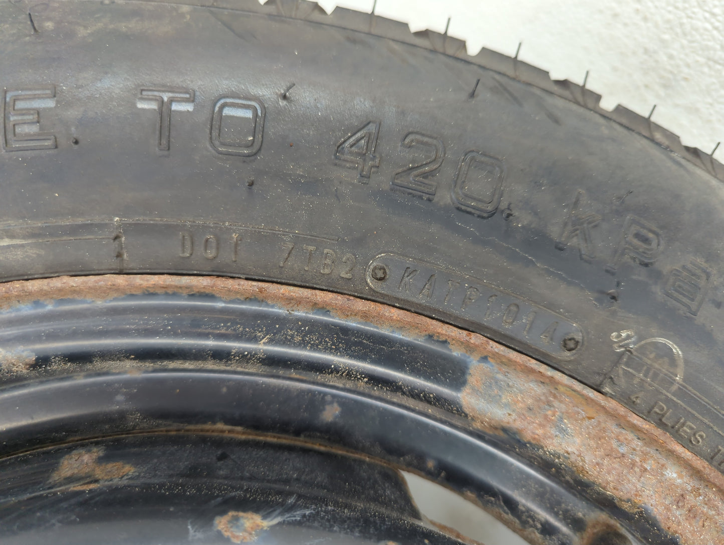 2010-2016 Mazda Cx-9 Spare Donut Tire Wheel Rim Oem