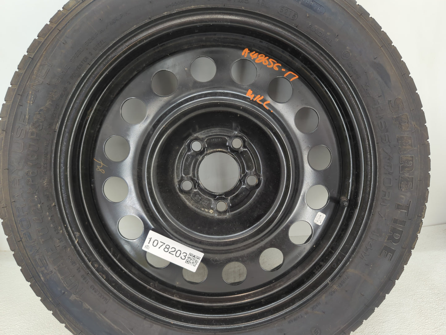 2009-2017 Volkswagen Cc Spare Donut Tire Wheel Rim Oem