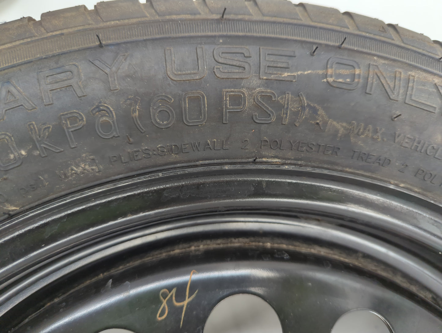 2009-2017 Volkswagen Cc Spare Donut Tire Wheel Rim Oem