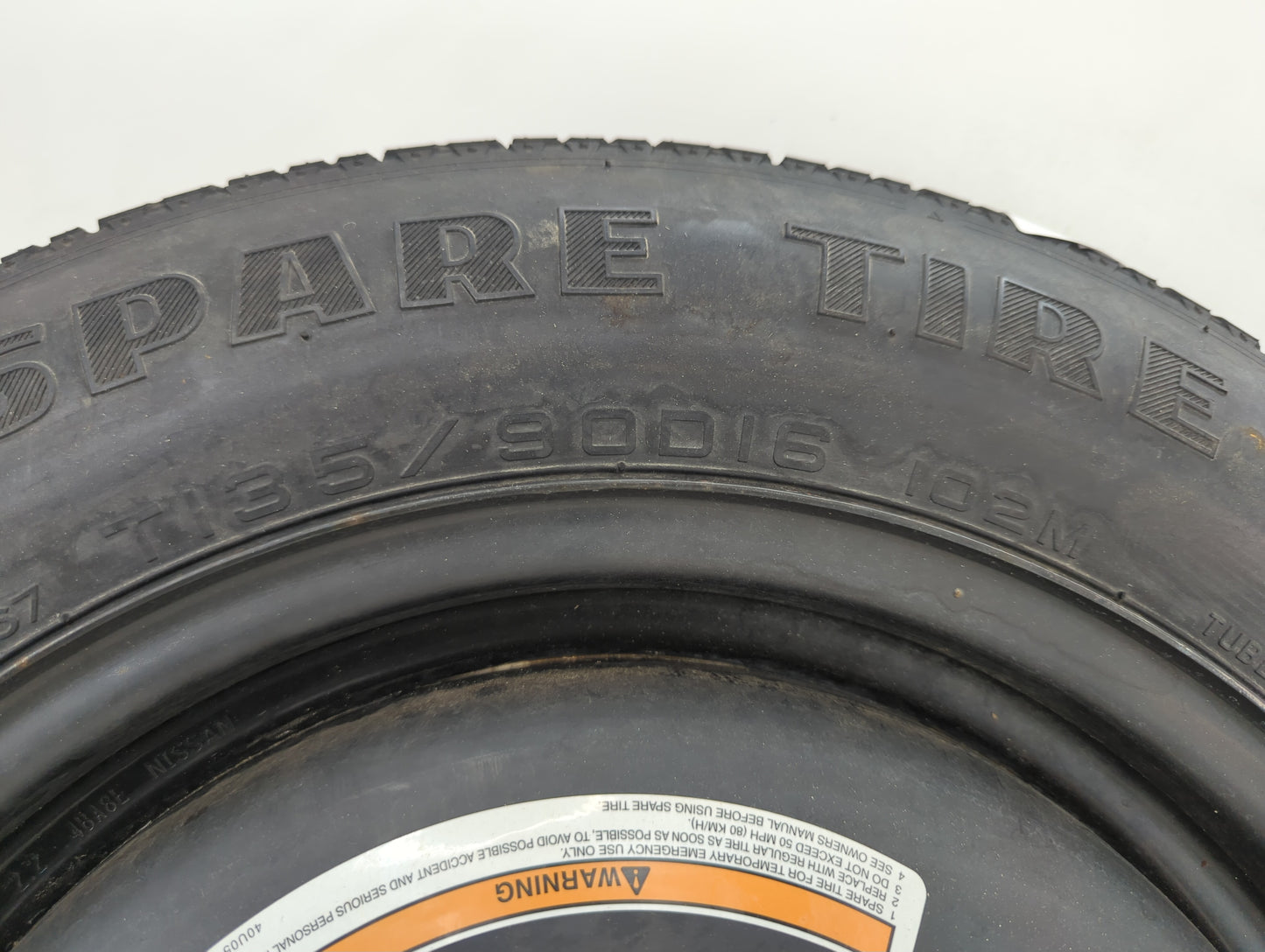 2002-2022 Nissan Altima Spare Donut Tire Wheel Rim Oem