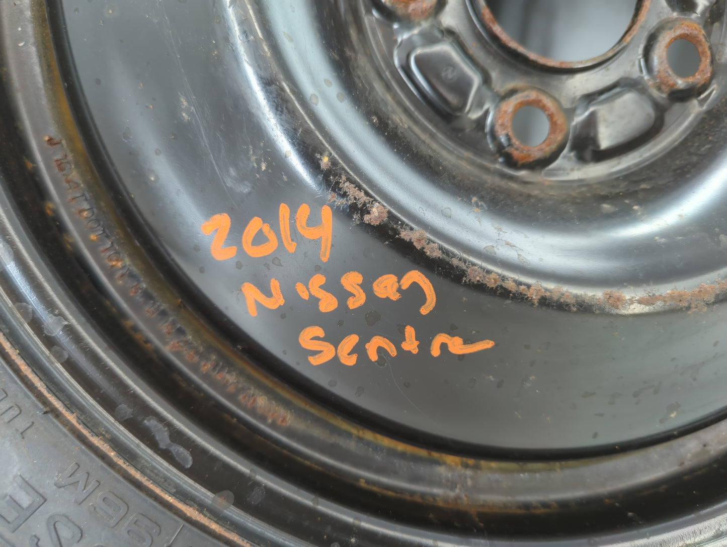 2013-2015 Nissan Sentra Spare Donut Tire Wheel Rim Oem