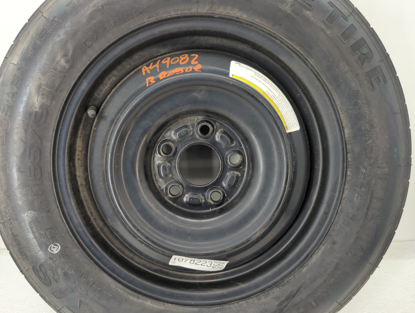 2010-2020 Nissan Rogue Spare Donut Tire Wheel Rim Oem