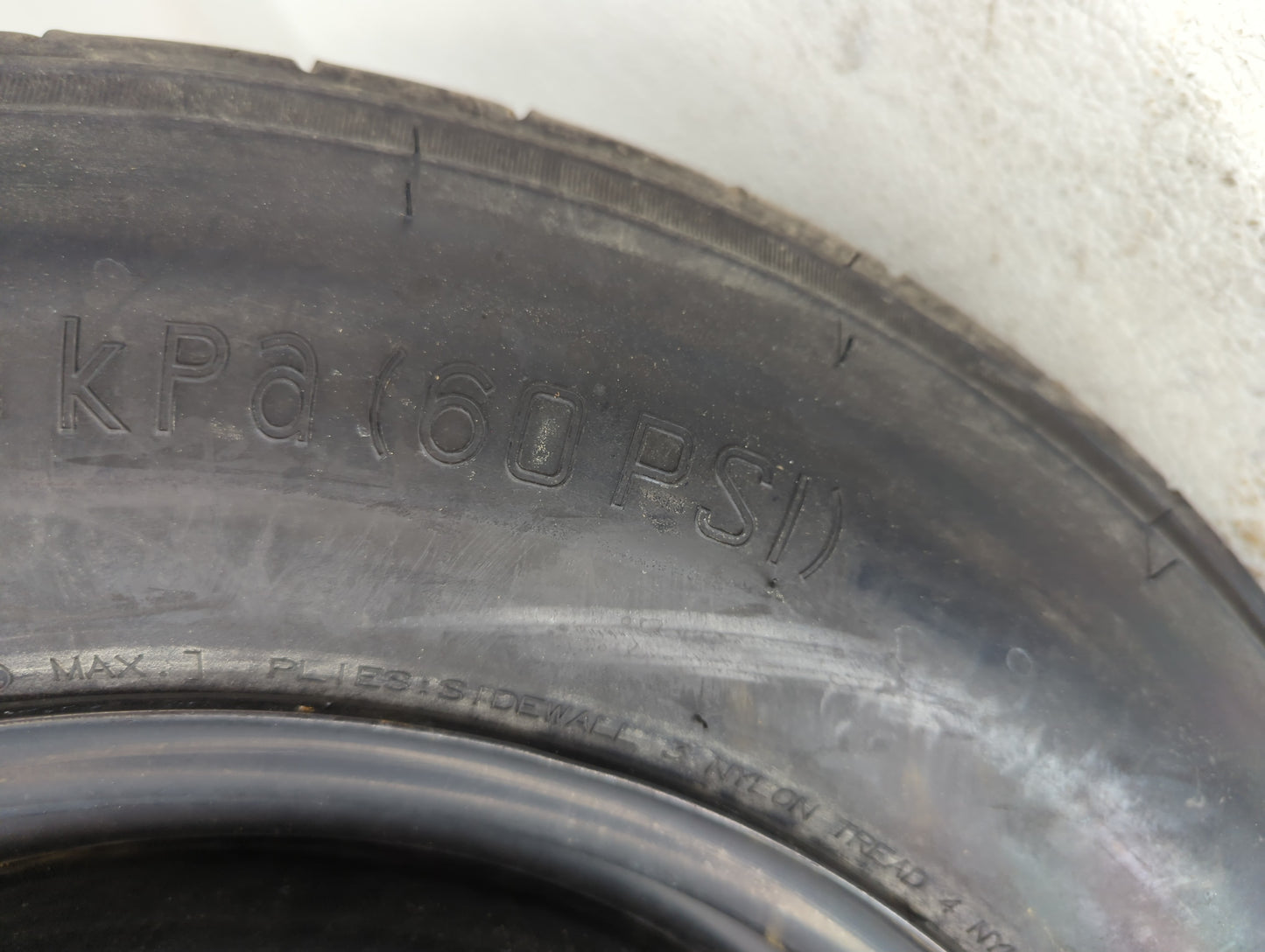 2010-2020 Nissan Rogue Spare Donut Tire Wheel Rim Oem