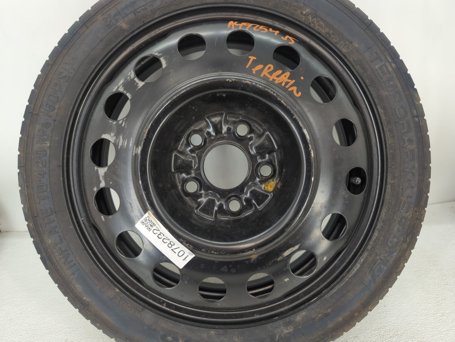 2010-2017 Gmc Terrain Spare Donut Tire Wheel Rim Oem