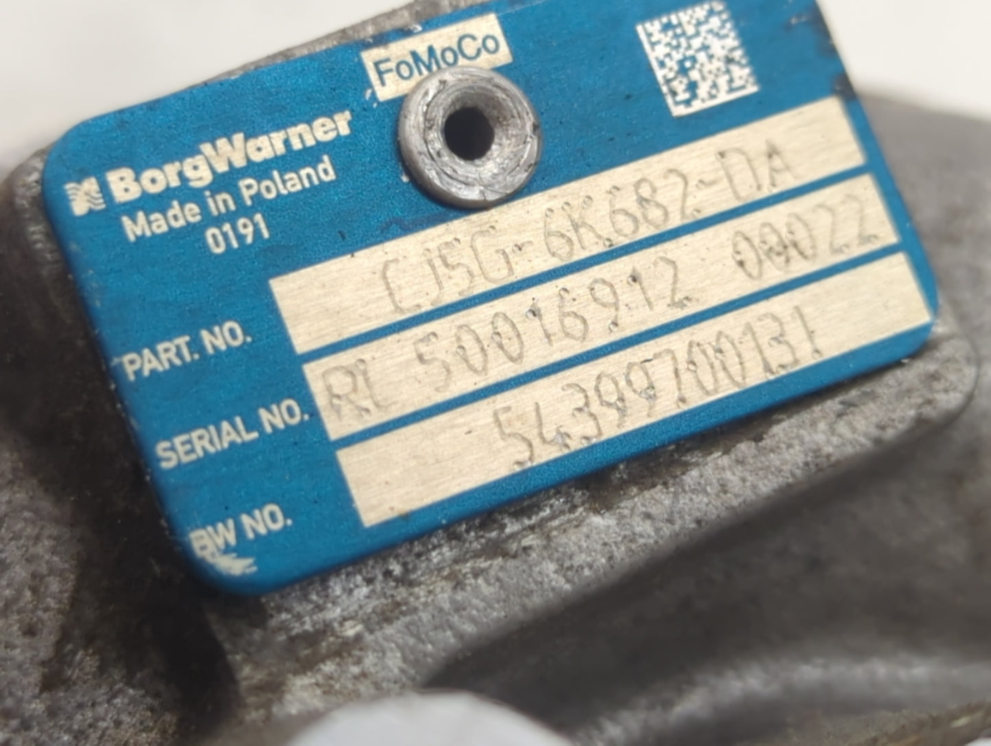 2013 Ford Escape Turbocharger Turbo Charger Super Charger Supercharger - Oemusedautoparts1.com