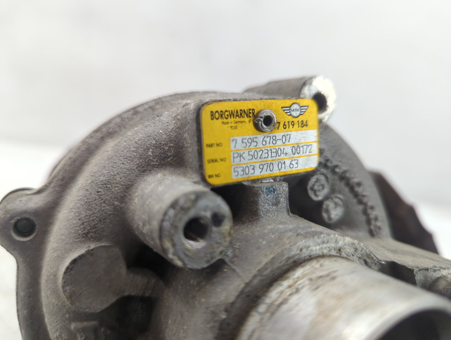 2011 Cooper Countryman Turbocharger Turbo Charger Super Charger Supercharger - Oemusedautoparts1.com