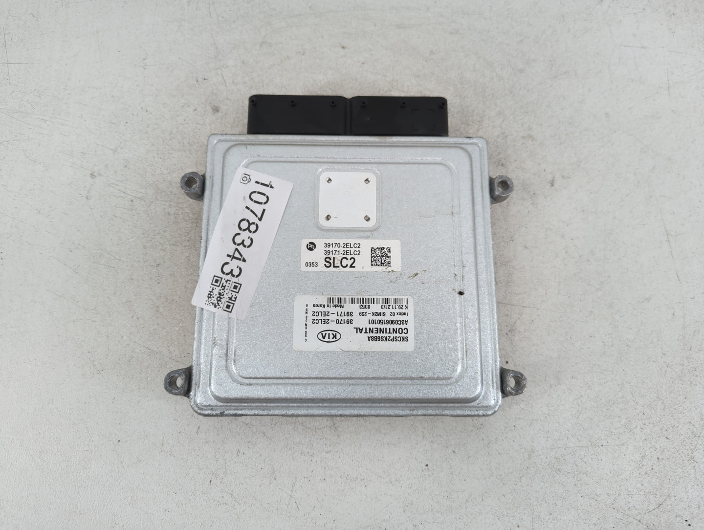 2022 Kia Soul PCM Engine Control Computer ECU ECM PCU OEM P/N:39171-2ELC2 39170-2ELC2 Fits OEM Used Auto Parts - Oemusedautoparts1.com