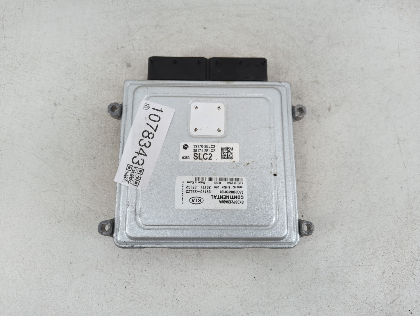 2022 Kia Soul PCM Engine Control Computer ECU ECM PCU OEM P/N:39171-2ELC2 39170-2ELC2 Fits OEM Used Auto Parts - Oemusedautoparts1.com