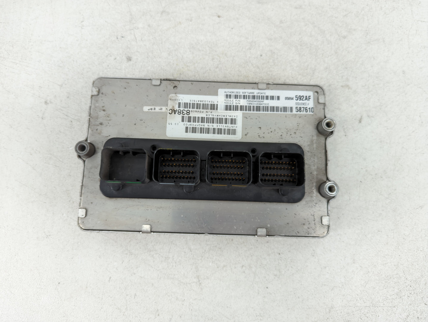 2006 Chrysler 300 PCM Engine Control Computer ECU ECM PCU OEM P/N:P05094592AF Fits OEM Used Auto Parts - Oemusedautoparts1.com
