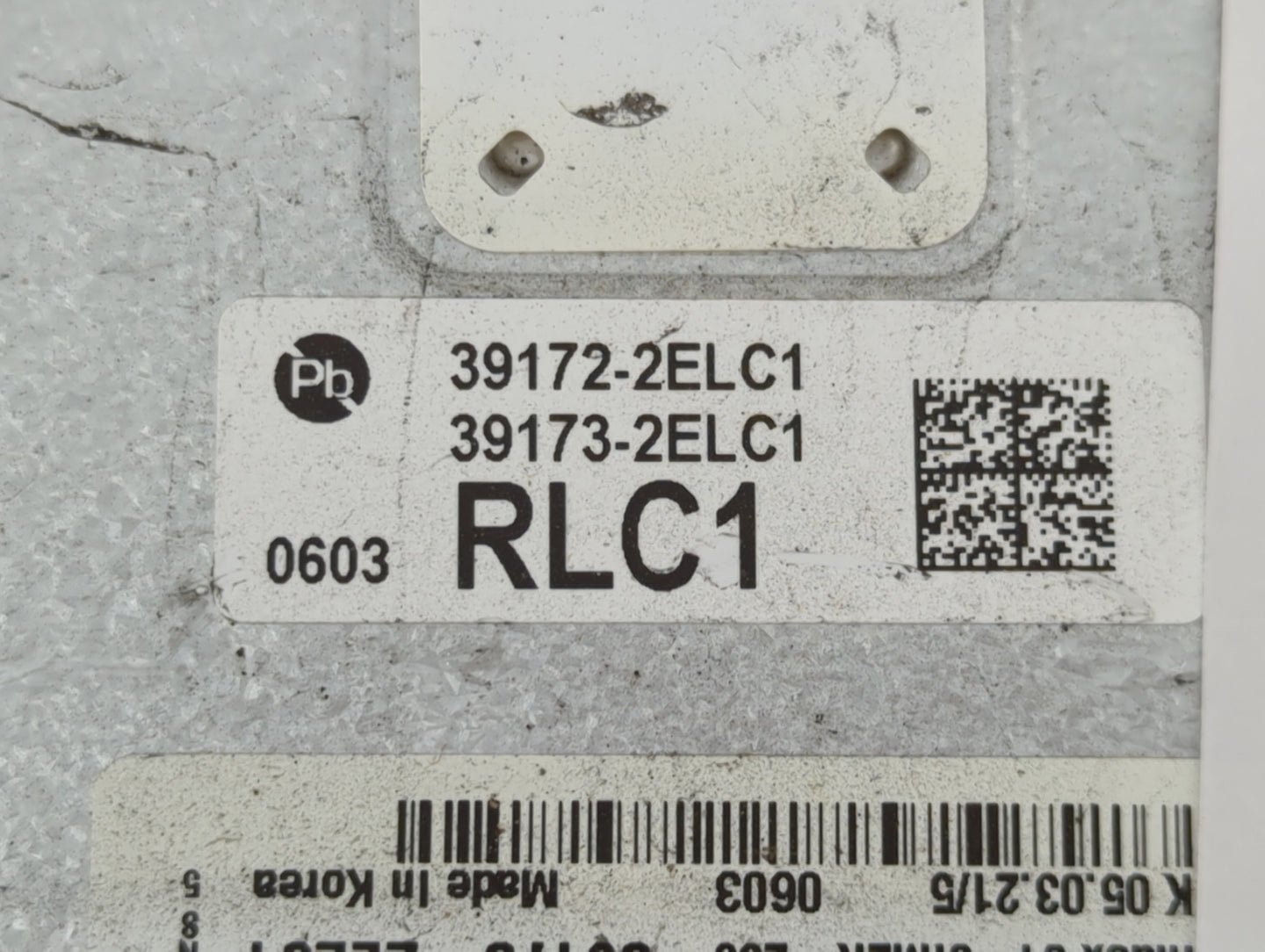 2020-2021 Kia Soul PCM Engine Control Computer ECU ECM PCU OEM P/N:39173-2ELC1 39172-2ELC1 Fits Fits 2020 2021 OEM Used Auto Parts - Oemusedautoparts1.com