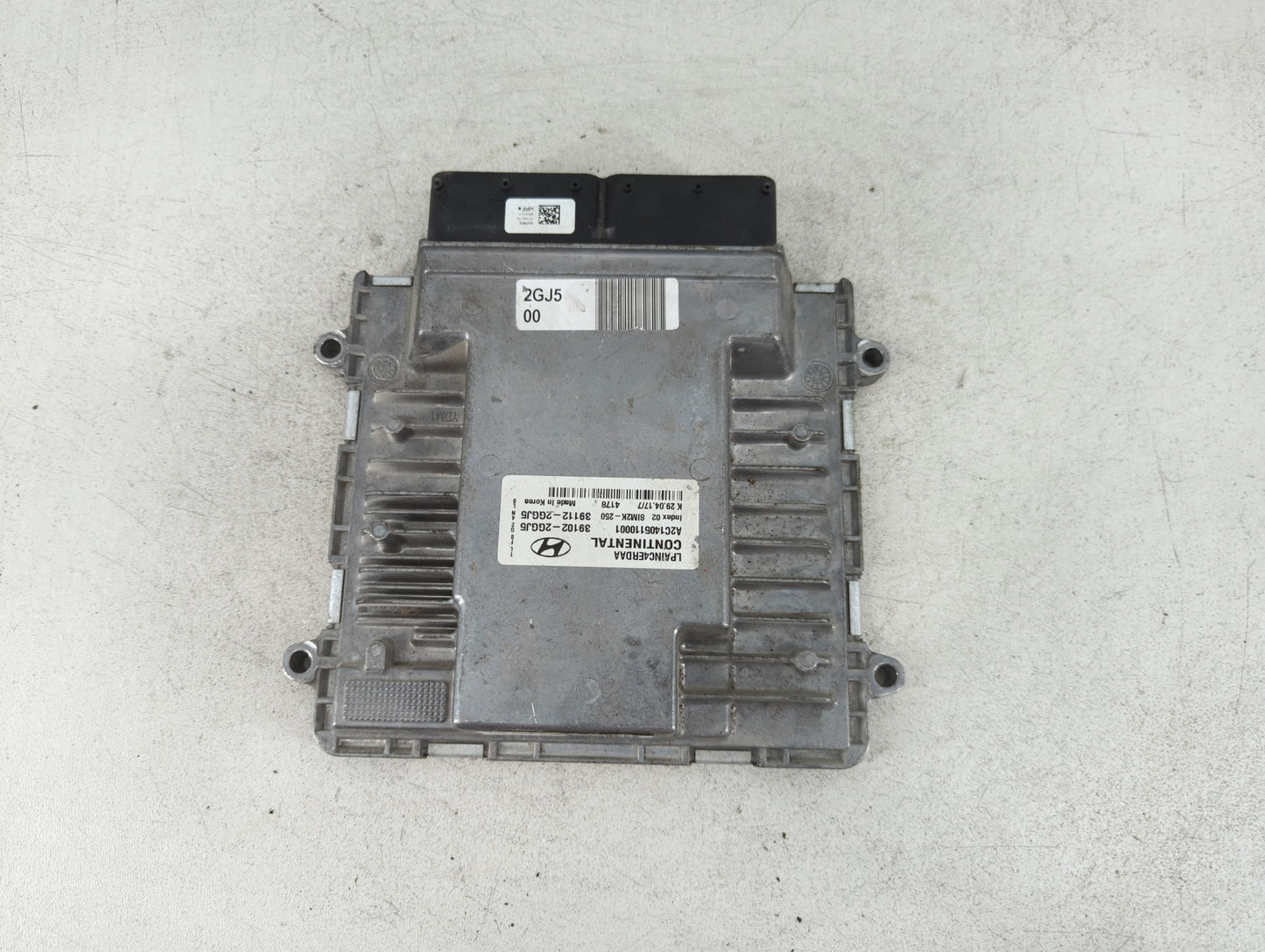 2018-2019 Hyundai Sonata PCM Engine Control Computer ECU ECM PCU OEM P/N:39112-2GGJ5 39102-2GGJ5 Fits Fits 2018 2019 OEM Used Auto Parts - Oemusedautoparts1.com