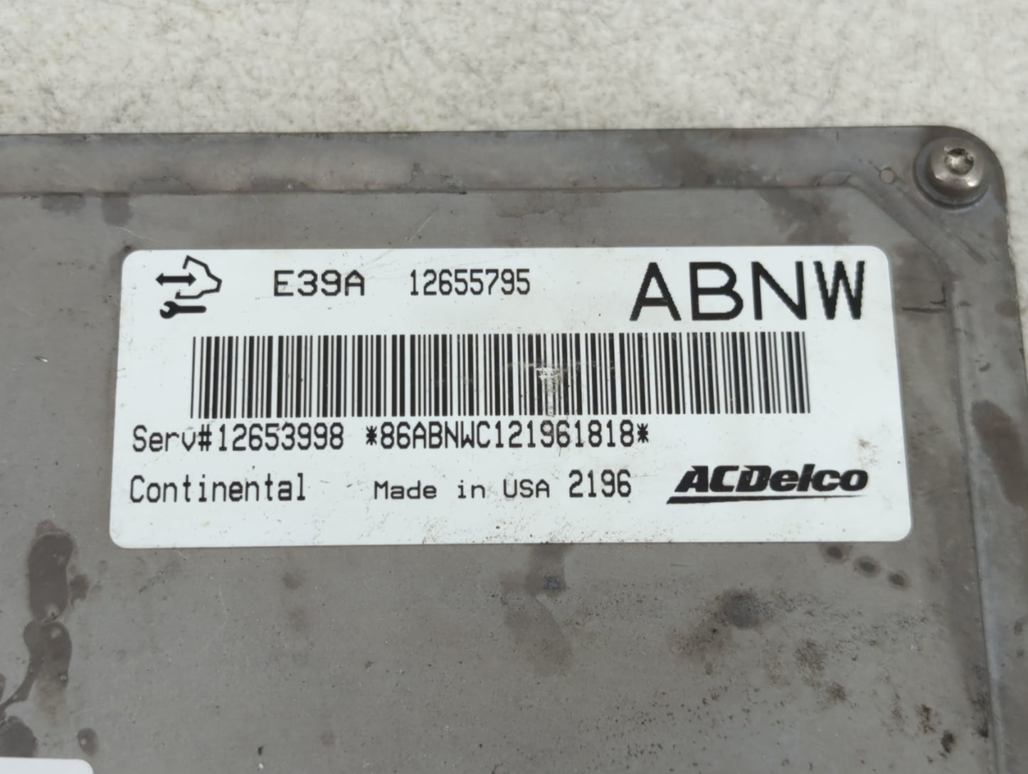 2013-2015 Cadillac Ats PCM Engine Control Computer ECU ECM PCU OEM P/N:12655795 Fits Fits 2013 2014 2015 2016 OEM Used Auto Parts - Oemusedautoparts1.com
