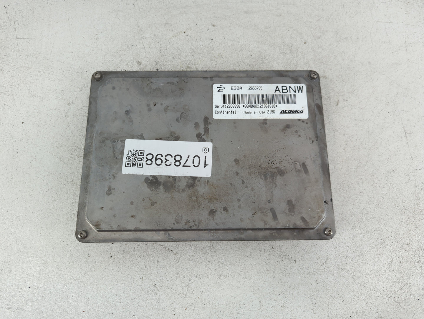 2013-2015 Cadillac Ats PCM Engine Control Computer ECU ECM PCU OEM P/N:12655795 Fits Fits 2013 2014 2015 2016 OEM Used Auto Parts - Oemusedautoparts1.com