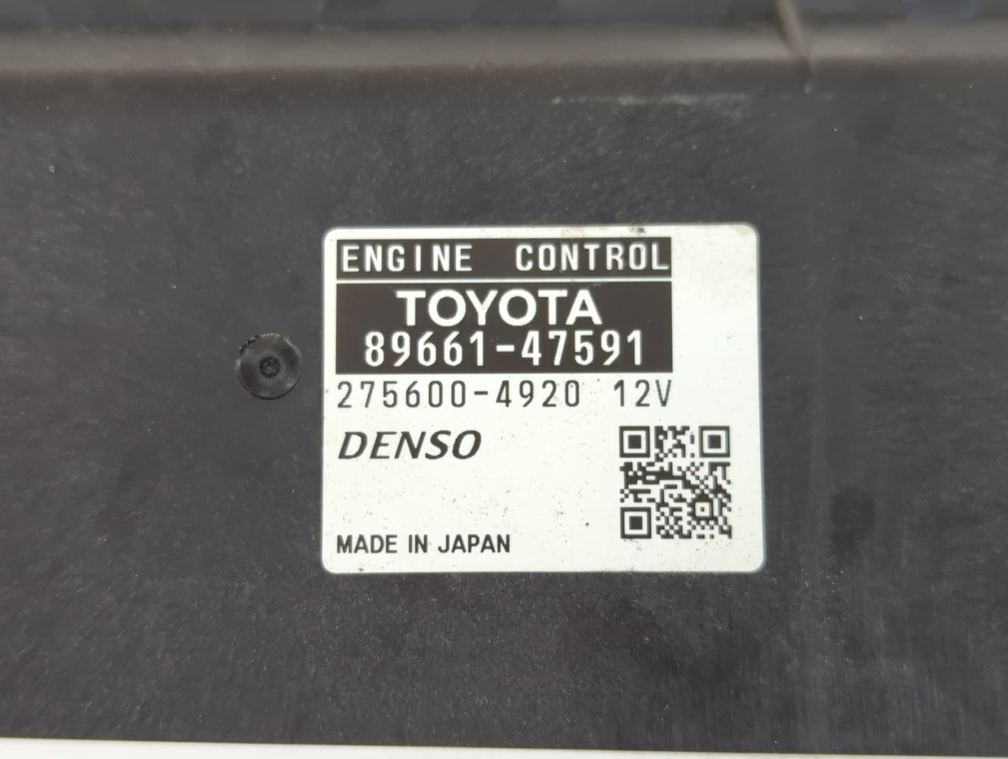 2015 Toyota Prius PCM Engine Control Computer ECU ECM PCU OEM P/N:89661-47591 Fits OEM Used Auto Parts - Oemusedautoparts1.com