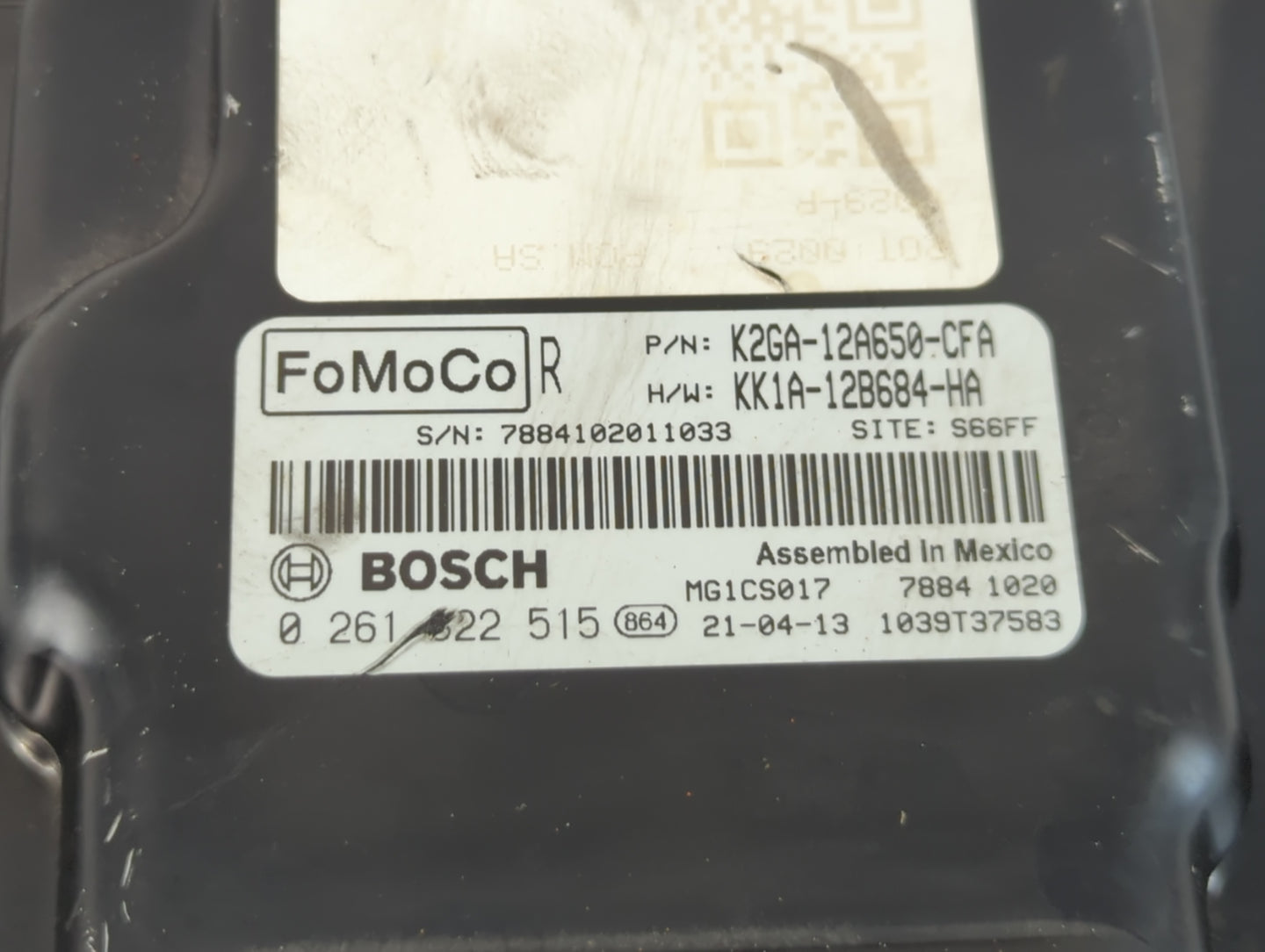 2021 Ford Edge PCM Engine Control Computer ECU ECM PCU OEM P/N:KK1A-12B684-HA K2GA-12A650-CFA Fits Fits 2020 2022 OEM Used Auto Parts - Oemusedautoparts1.com