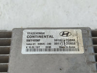 2011-2014 Hyundai Sonata PCM Engine Control Computer ECU ECM PCU OEM P/N:39111-2G663 39101-2G663 Fits Fits 2011 2012 2013 2014 OEM Used Auto Parts - Oemusedautoparts1.com