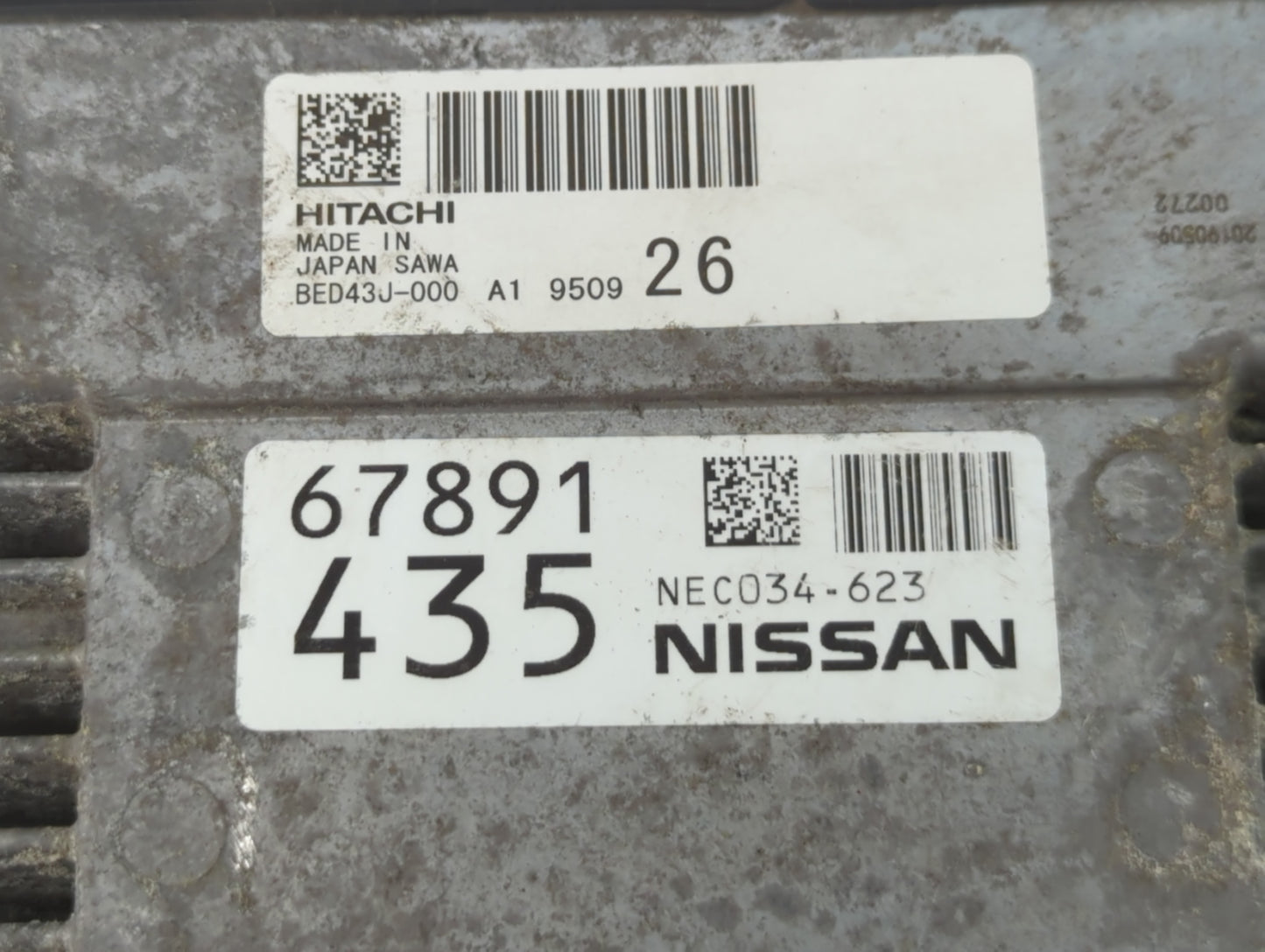 2018-2022 Nissan Rogue Sport PCM Engine Control Computer ECU ECM PCU OEM P/N:NEC034-623 NEC027-631 Fits OEM Used Auto Parts - Oemusedautoparts1.com