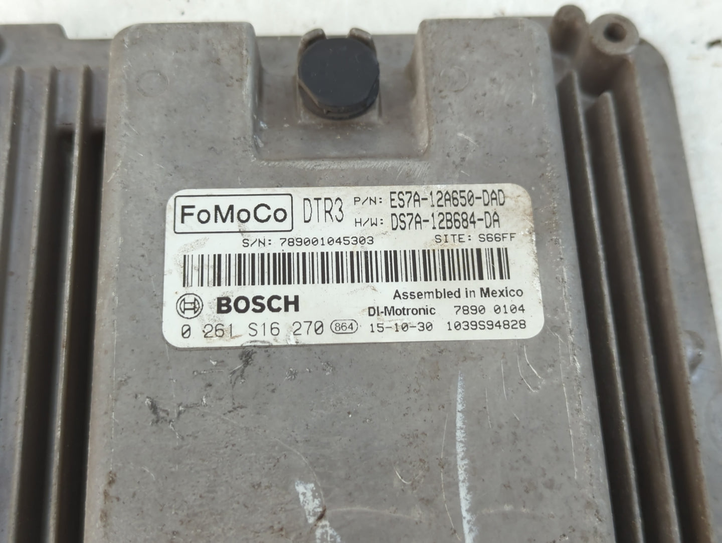 2014-2016 Ford Fusion PCM Engine Control Computer ECU ECM PCU OEM P/N:DS7A-12B684-DA ES7A-12A650-DAD Fits Fits 2014 2015 2016 OEM Used Auto Parts - Oemusedautoparts1.com
