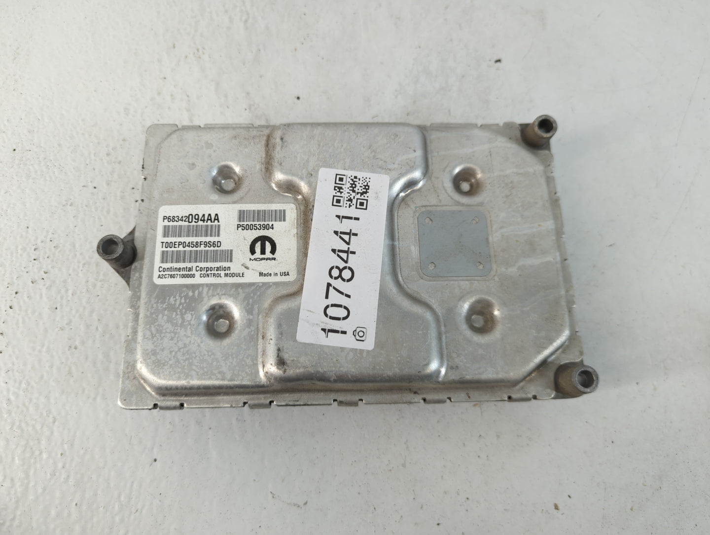 2018-2021 Jeep Renegade PCM Engine Control Computer ECU ECM PCU OEM P/N:P68342094AA Fits Fits 2018 2019 2020 2021 OEM Used Auto Parts - Oemusedautoparts1.com