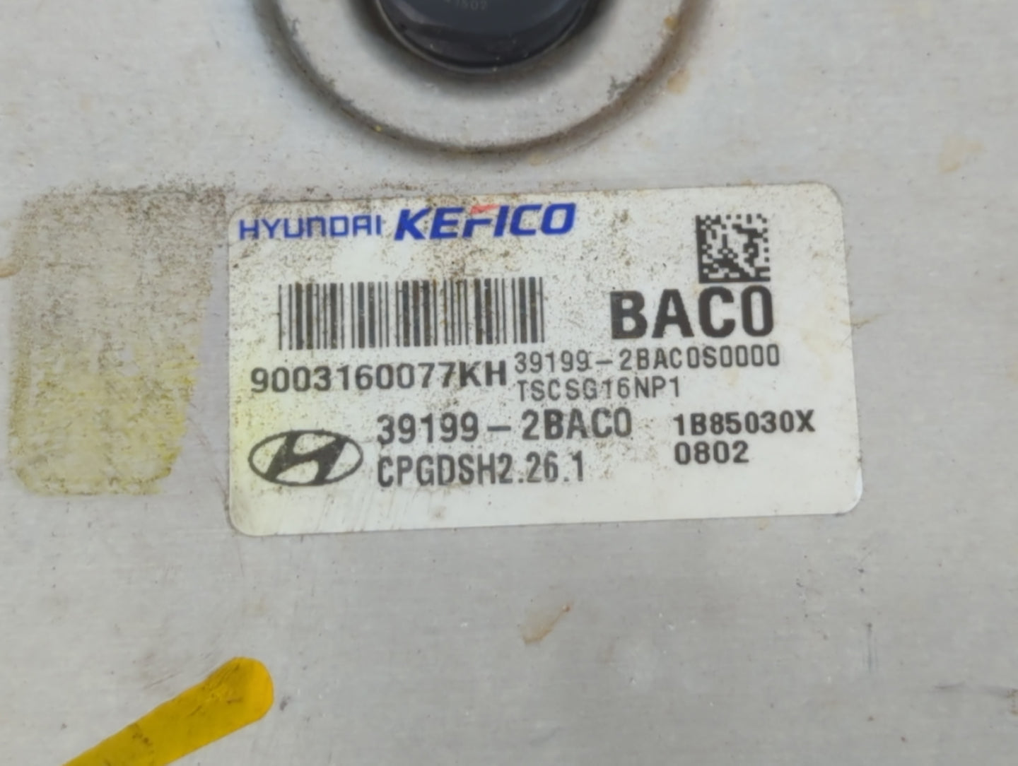 2018-2019 Kia Rio PCM Engine Control Computer ECU ECM PCU OEM P/N:39199-2BAC0 Fits Fits 2018 2019 OEM Used Auto Parts - Oemusedautoparts1.com