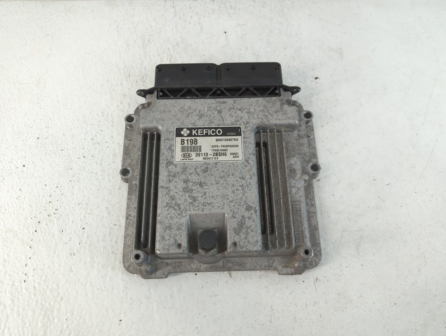 2015 Kia Soul PCM Engine Control Computer ECU ECM PCU OEM P/N:39110-2BSH6 1 038 407 363, FNU6ES00600, 9001120414KA Fits OEM Used Auto Parts - Oemusedautoparts1.com