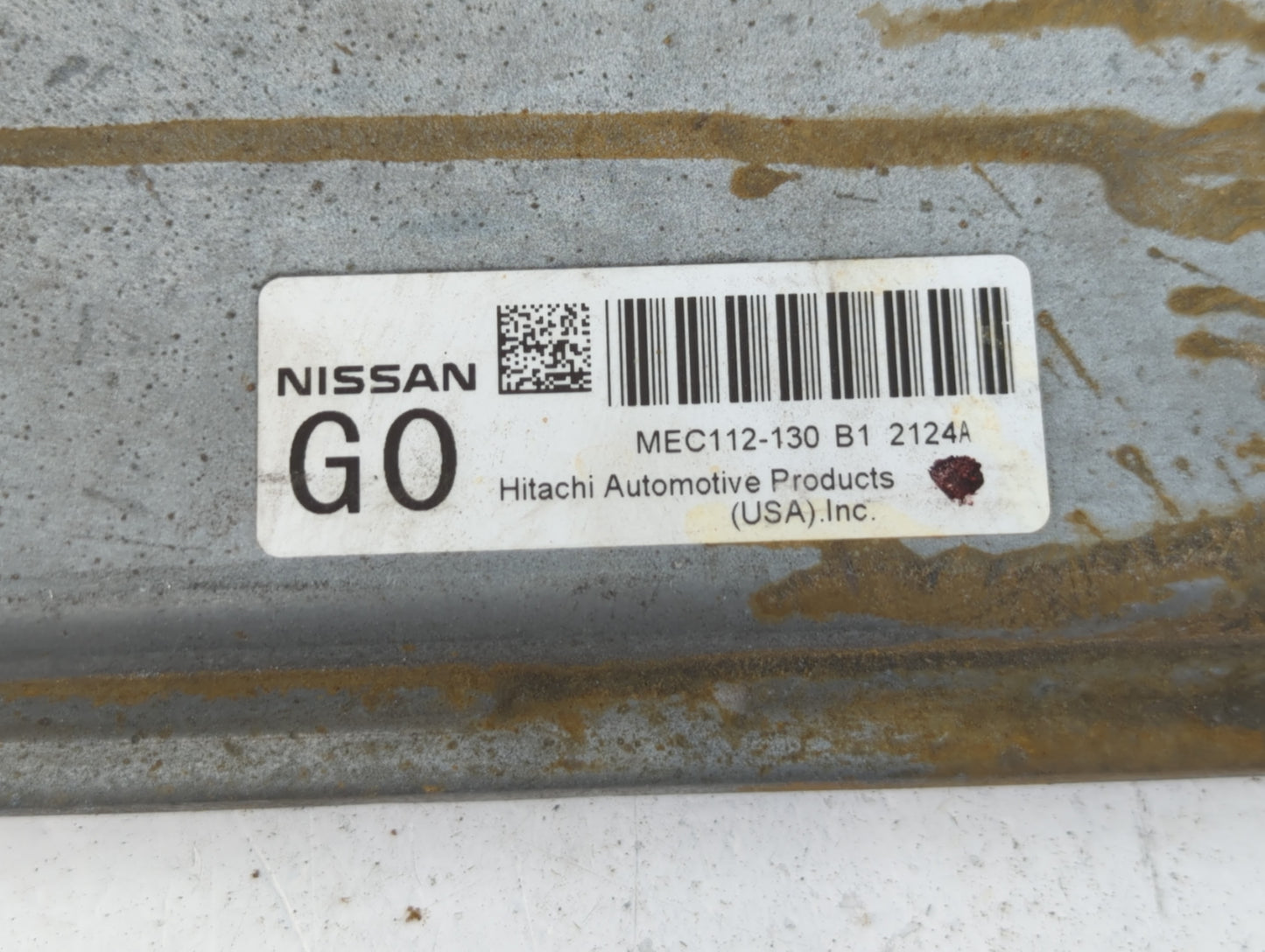 2012 Nissan Altima PCM Engine Control Computer ECU ECM PCU OEM P/N:MEC112-130 B1 Fits OEM Used Auto Parts - Oemusedautoparts1.com