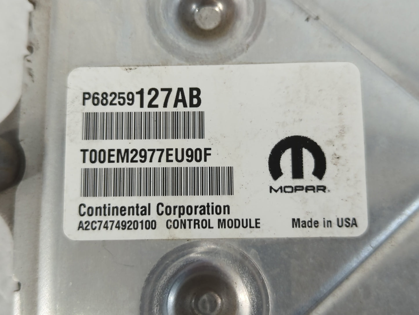 2016-2020 Dodge Journey PCM Engine Control Computer ECU ECM PCU OEM P/N:P68259127AB P68352951AC Fits Fits 2016 2017 2018 2019 2020 OEM Used Auto Parts