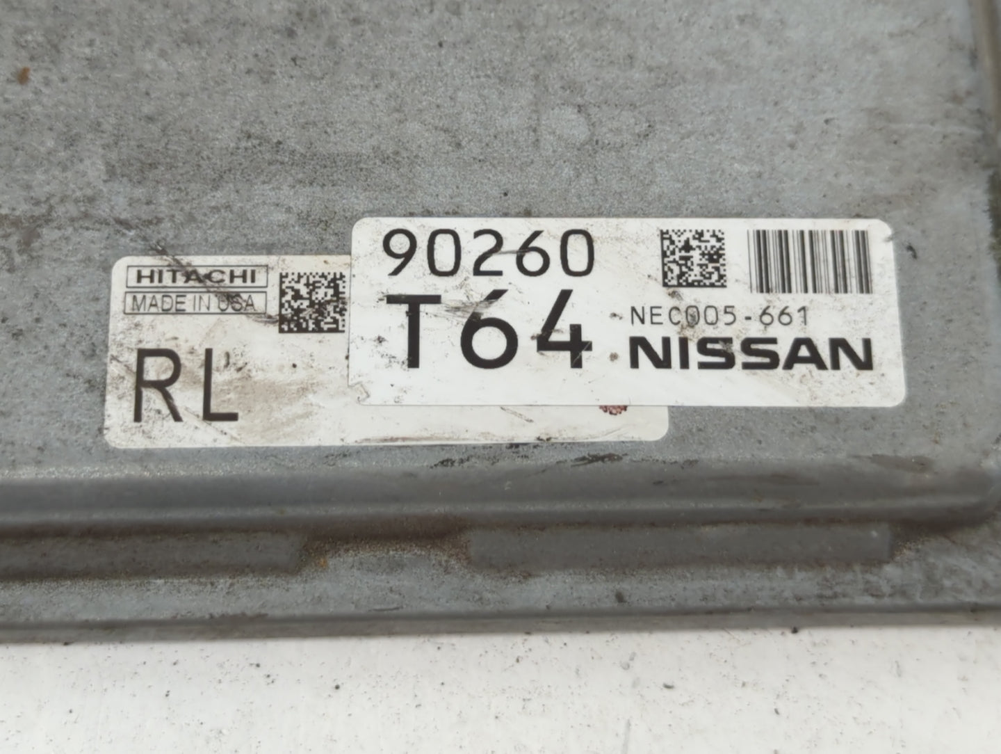 2013-2015 Nissan Rogue PCM Engine Control Computer ECU ECM PCU OEM P/N:NEC005-661 Fits Fits 2013 2014 2015 OEM Used Auto Parts - Oemusedautoparts1.com