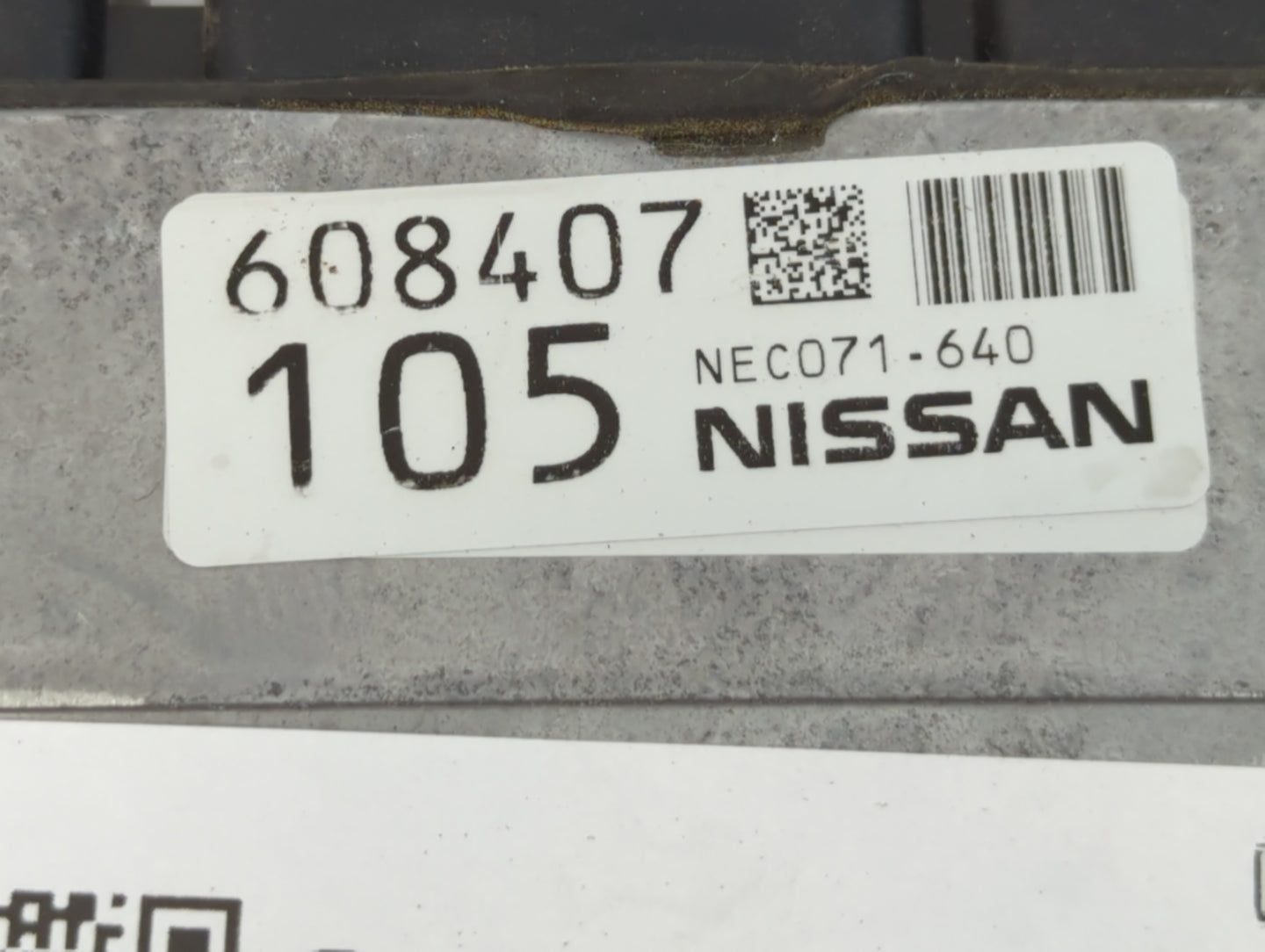 2019-2022 Nissan Altima PCM Engine Control Computer ECU ECM PCU OEM P/N:NEC071-640 Fits Fits 2019 2020 2021 2022 OEM Used Auto Parts - Oemusedautoparts1.com