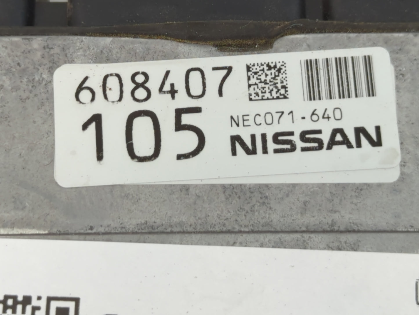 2019-2022 Nissan Altima PCM Engine Control Computer ECU ECM PCU OEM P/N:NEC071-640 Fits Fits 2019 2020 2021 2022 OEM Used Auto Parts - Oemusedautoparts1.com