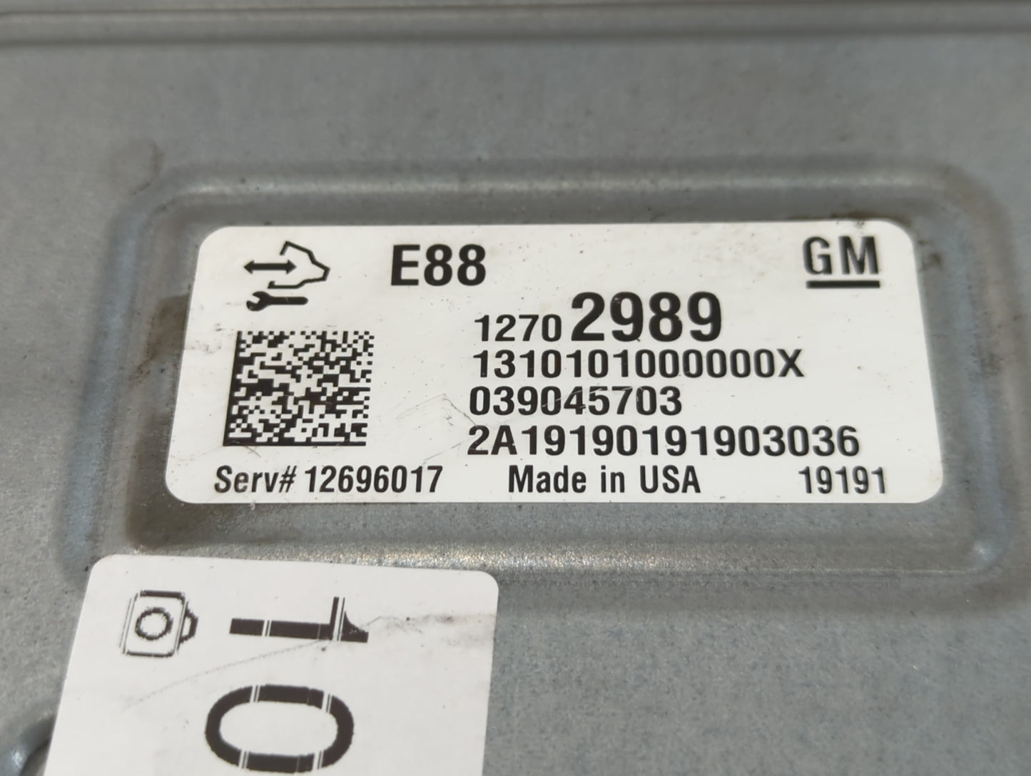 2020-2022 Gmc Terrain PCM Engine Control Computer ECU ECM PCU OEM P/N:12702989 Fits Fits 2020 2021 2022 OEM Used Auto Parts